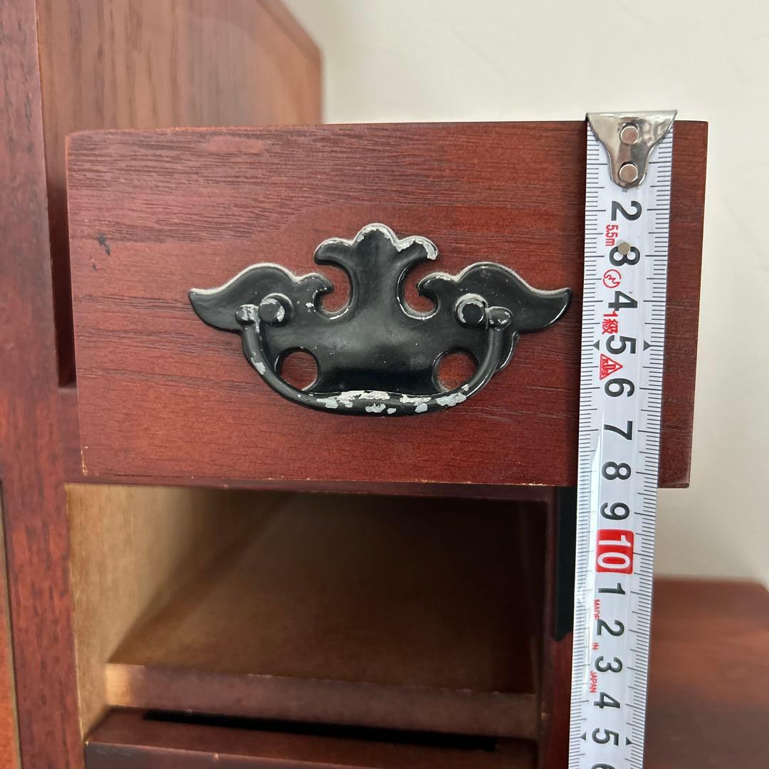 民芸調家具　階段箪笥　階段タンス　右階段