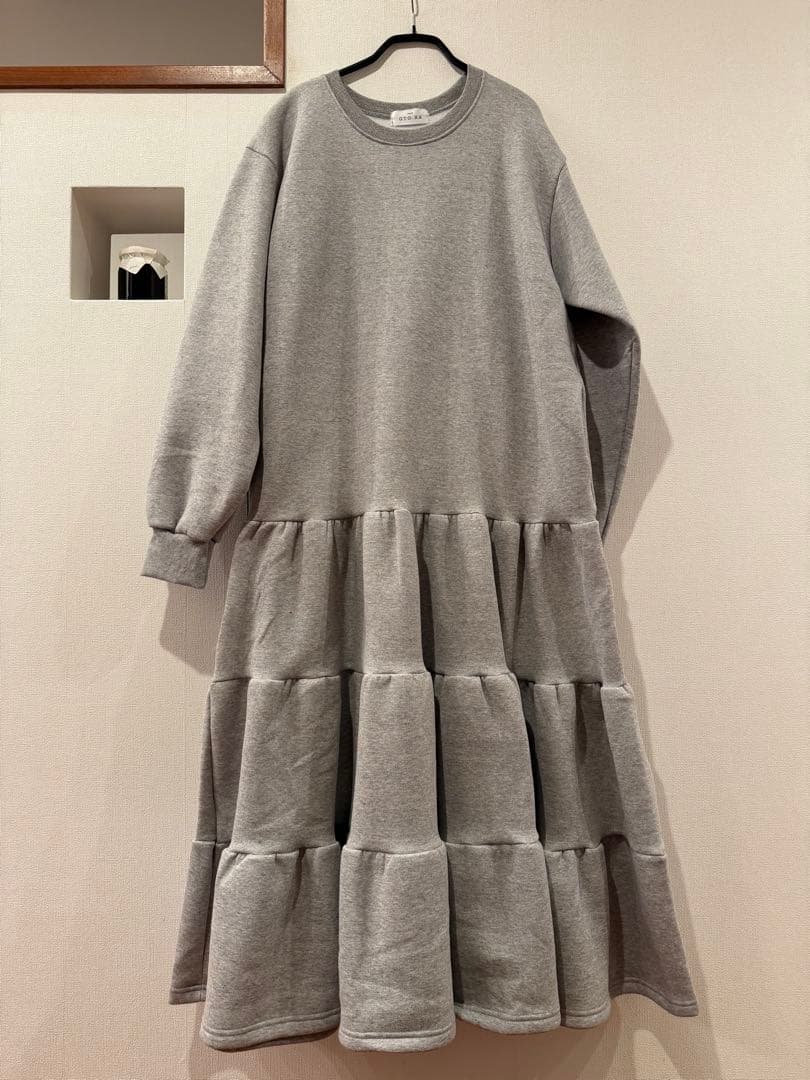 新品未使用！PLUS.OTO.HA ティアードワンピース