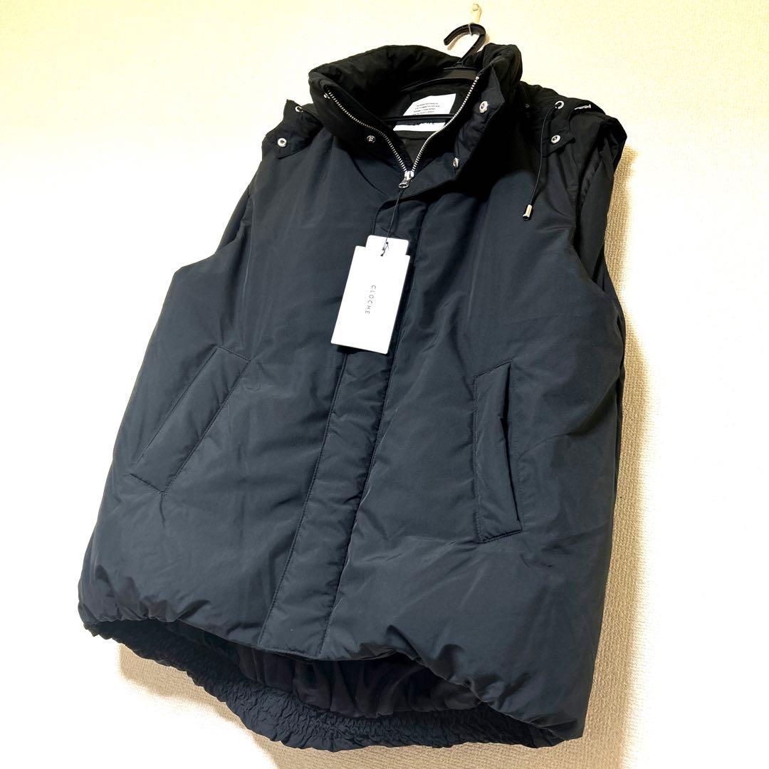 心　CLOCHE クロシェ 撥水加工ダウンベスト