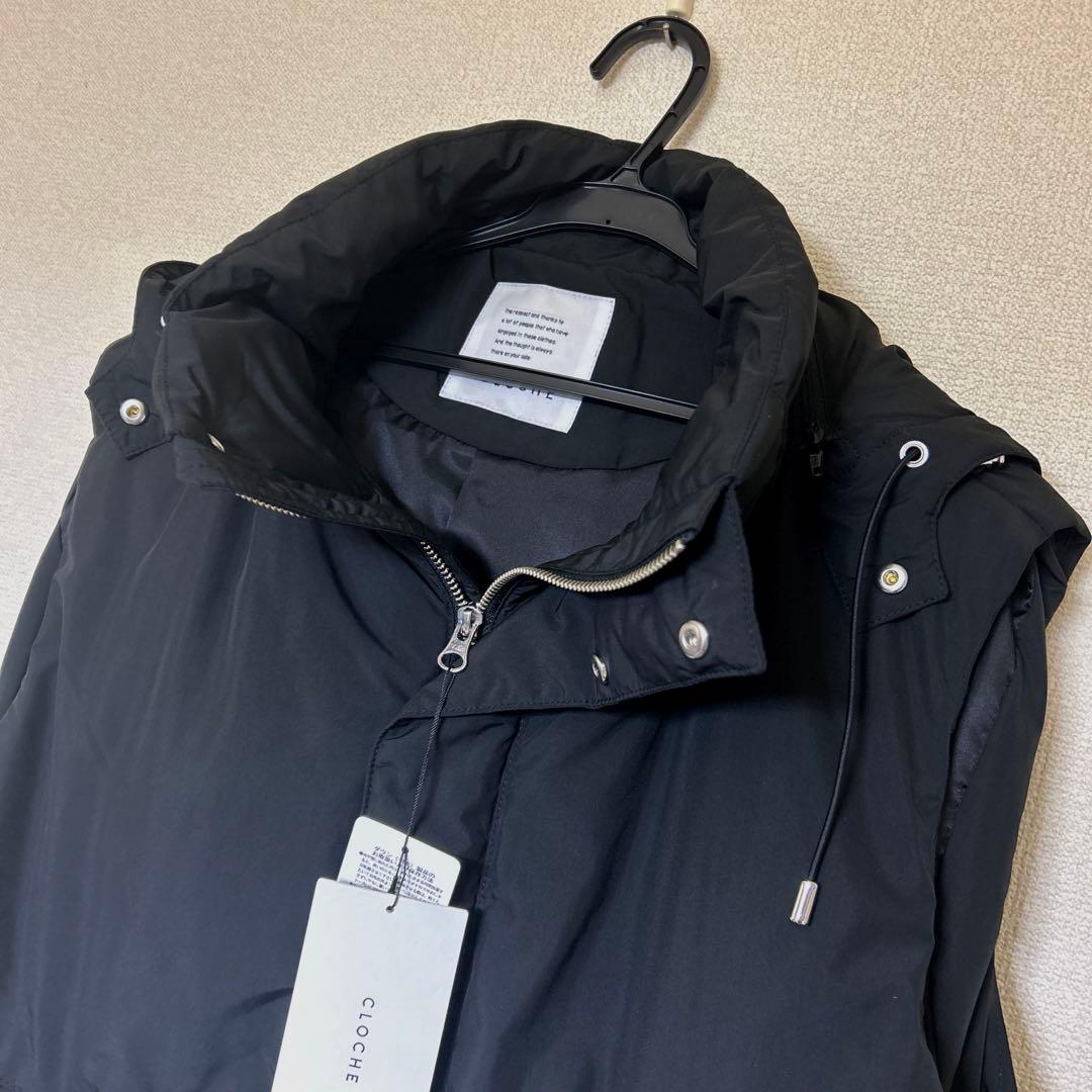 心　CLOCHE クロシェ 撥水加工ダウンベスト