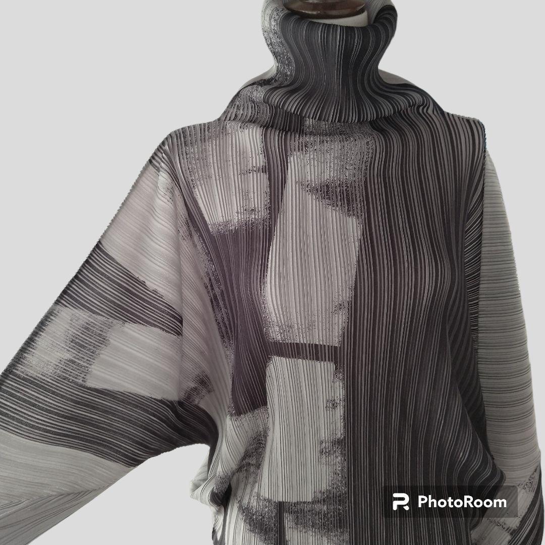 【美品】PLEATS PLEASE プリーツプリーズ カットソードルマンスリーブ