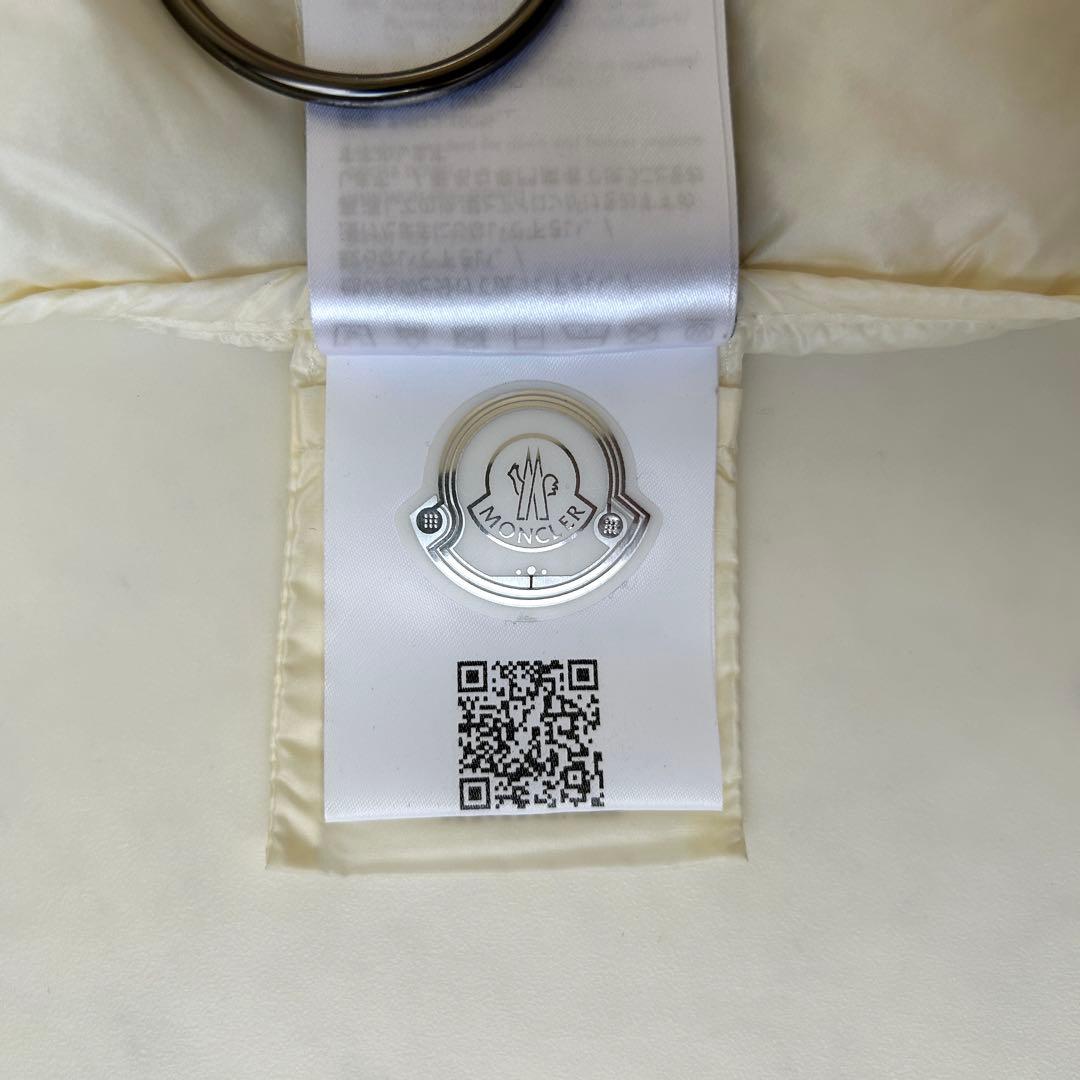 モンクレール 2021年モデル リアーネ ダウンベスト ワッペン ホワイト