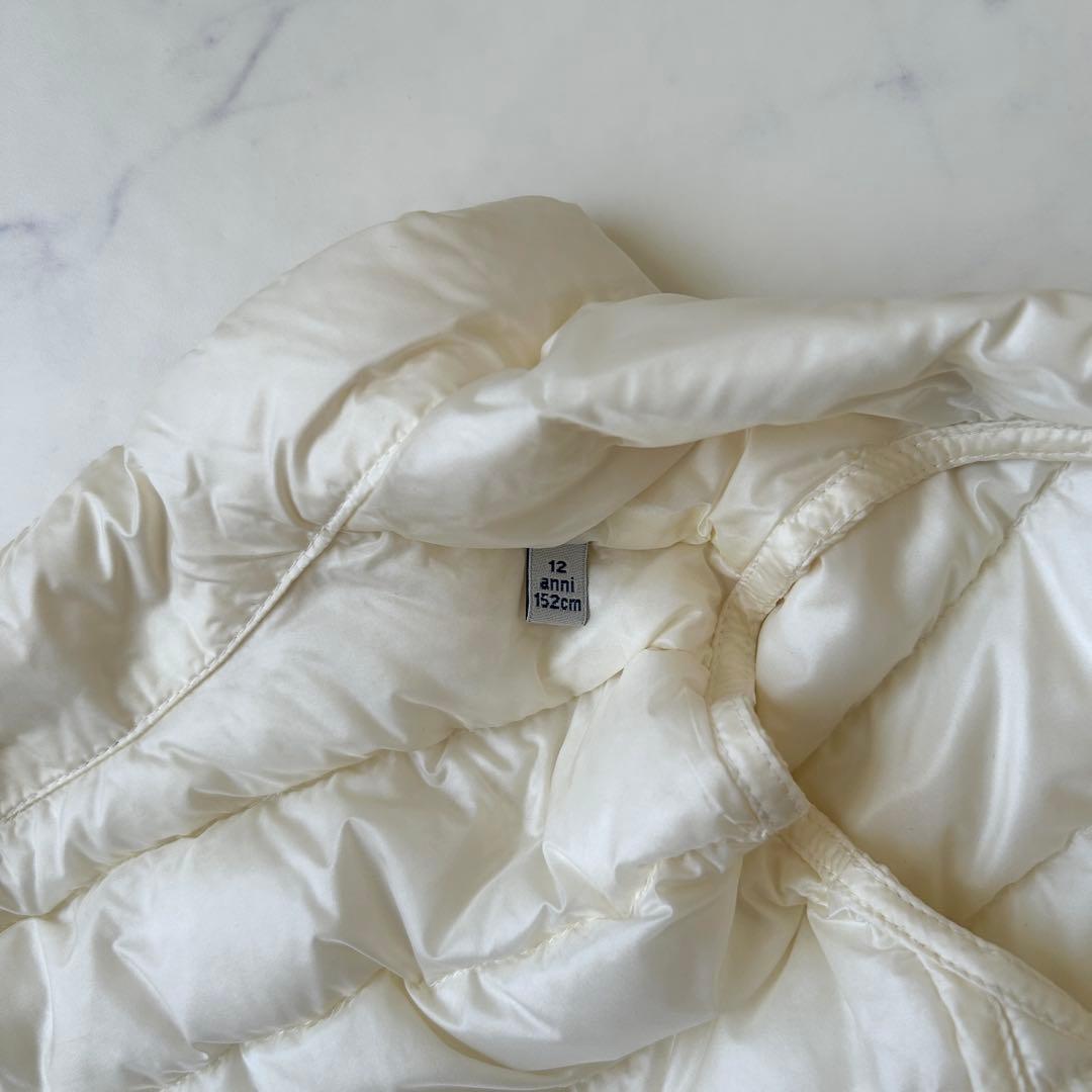 モンクレール 2021年モデル リアーネ ダウンベスト ワッペン ホワイト