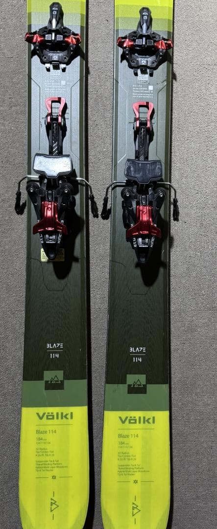 BC用 Volkl Blaze 114 184cm + KingPin13