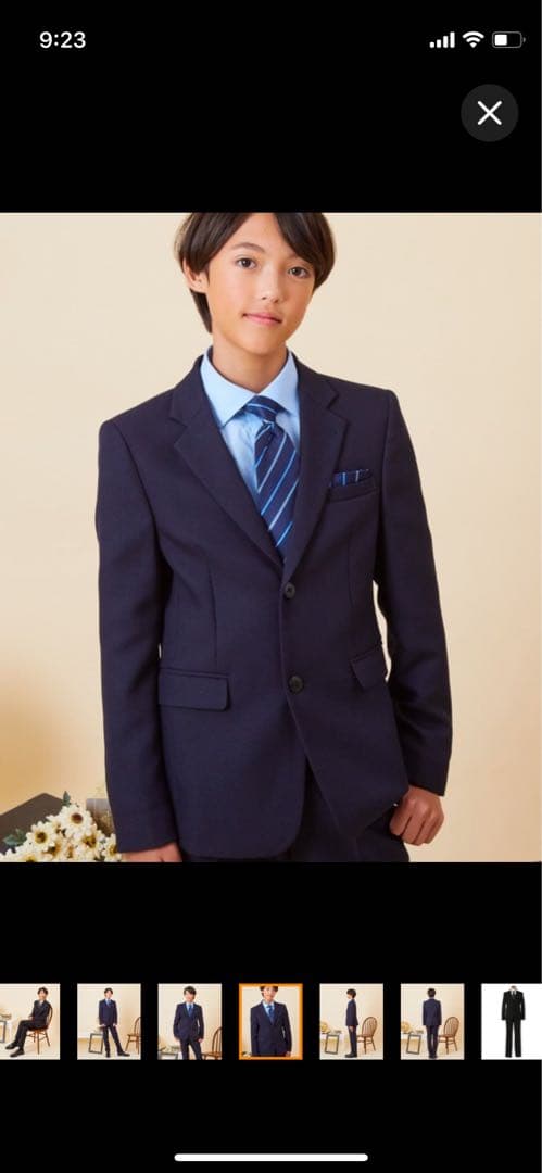 ゆったりサイズ　フォーマル 発表会 卒業式　入学式　スーツセット B体　160