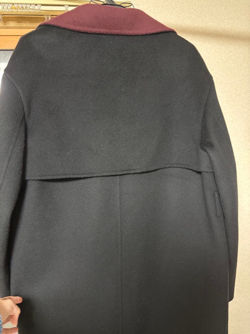 【sakura】COACH 黒 ワイン ロングコート