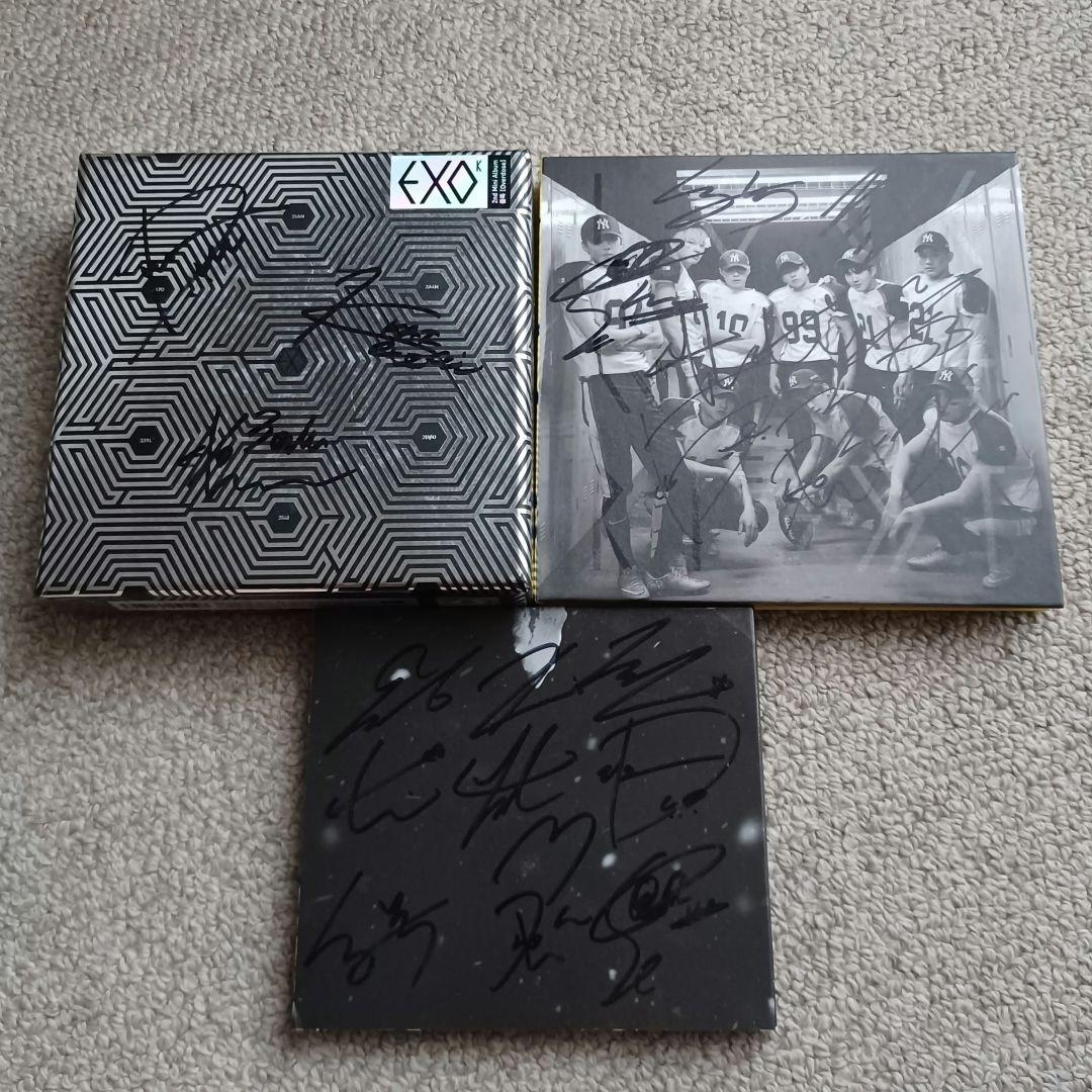 EXO　サイン入りCD