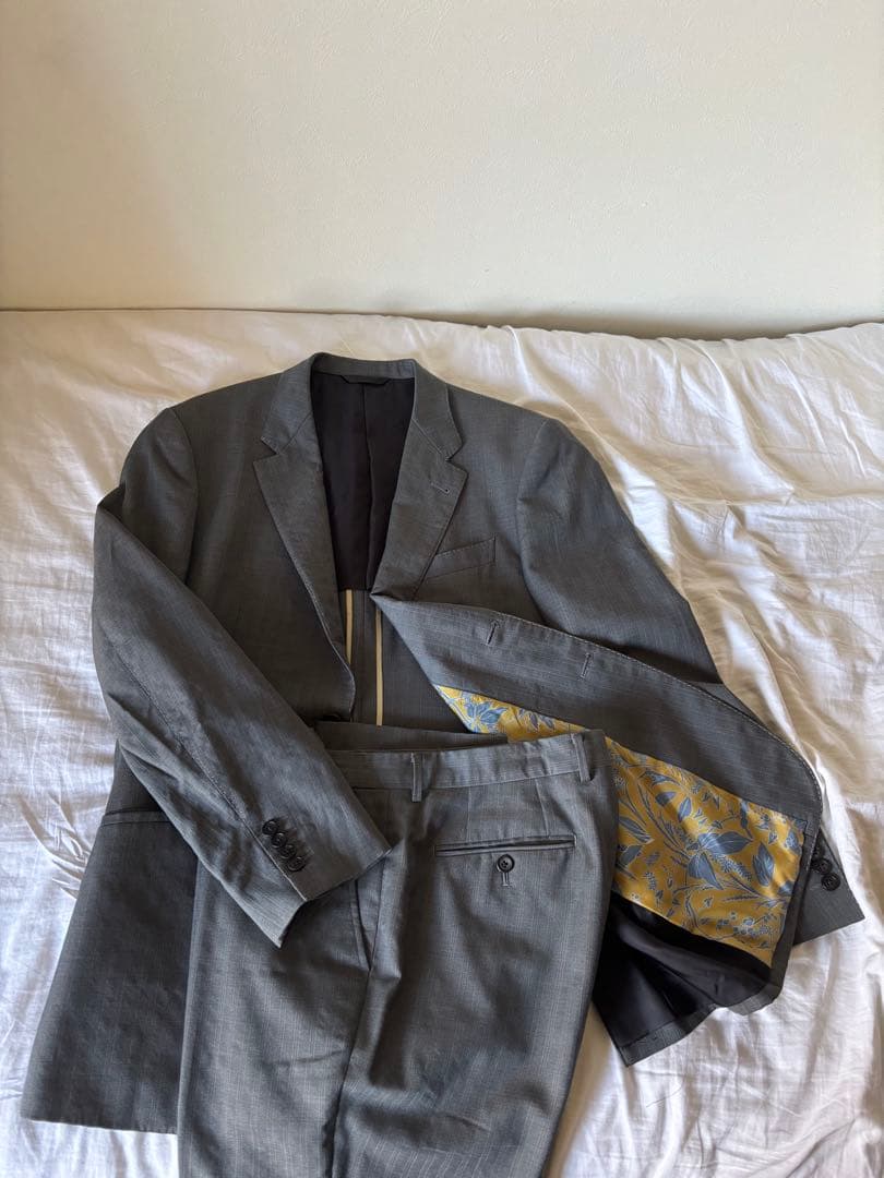 ポールスミス ゼニア チェック　セットアップ スーツ　paul smith