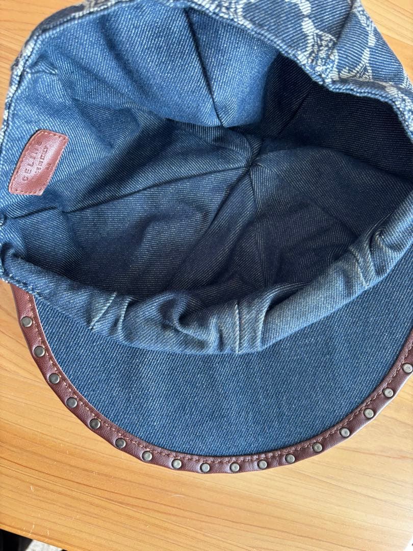 CELINE デニムスタッズキャスケット 人気のMサイズ