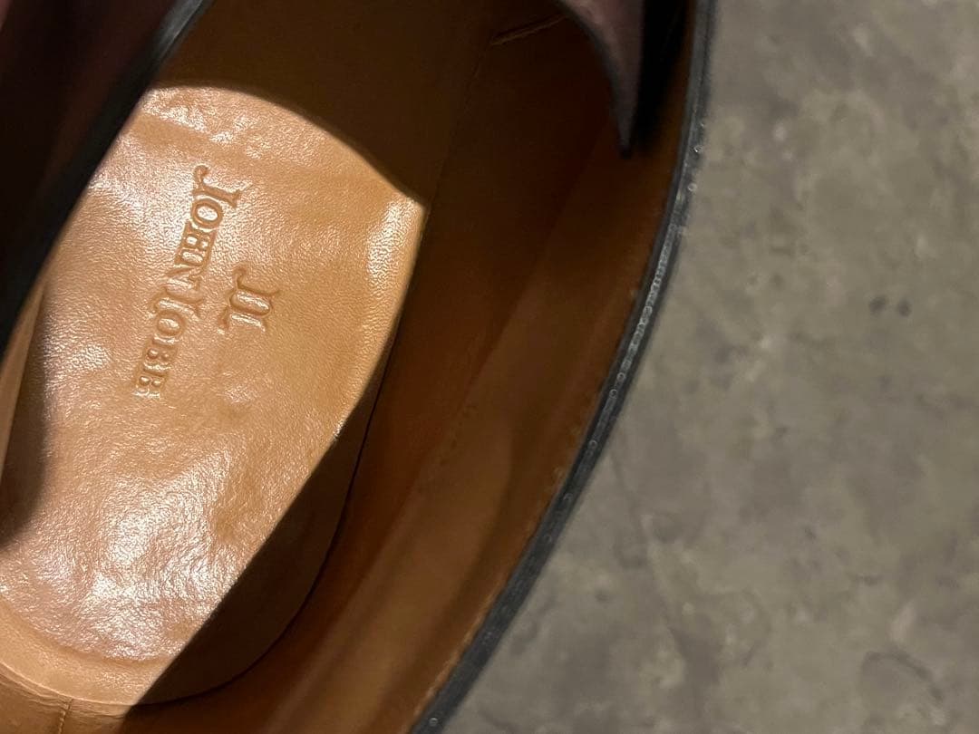 ジョンロブ　スコットニー　7.5E　ピューターミュージアムカーフ　1306ラスト