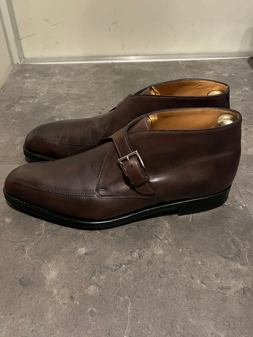 ジョンロブ　スコットニー　7.5E　ピューターミュージアムカーフ　1306ラスト