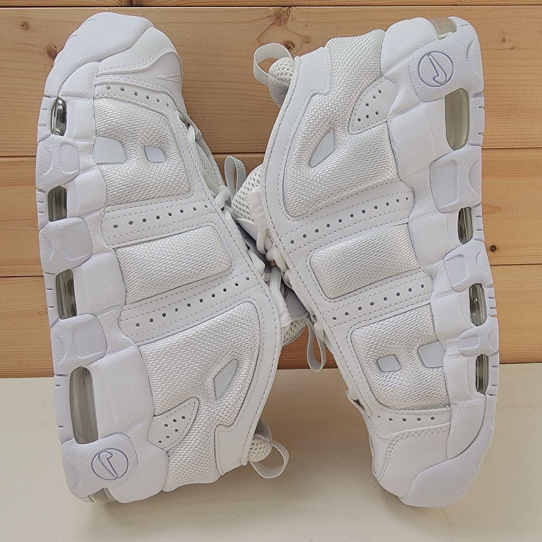 ナイキ エアモアアップテンポ ロー \"トリプルホワイト\" 25cm