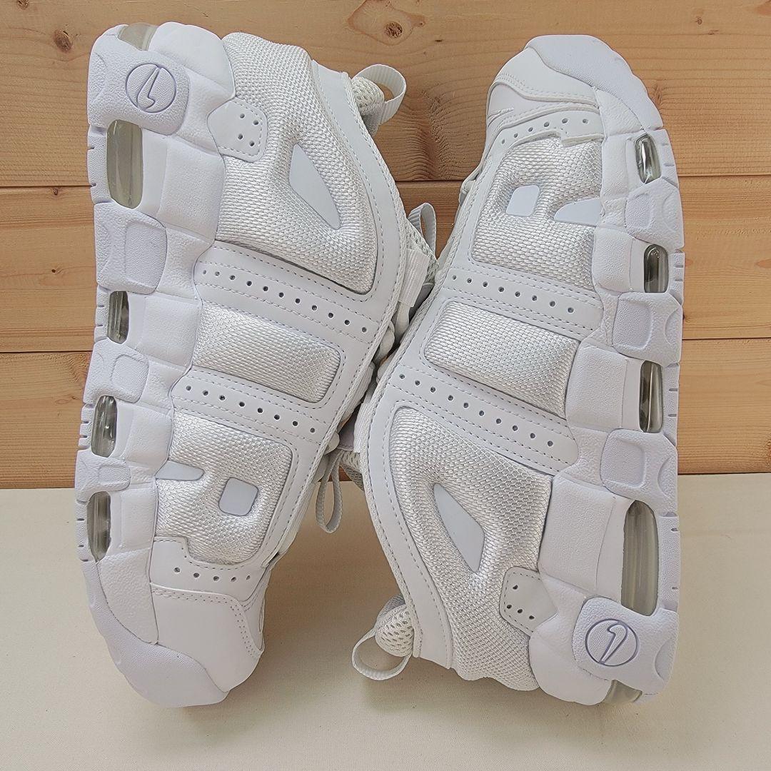 ナイキ エアモアアップテンポ ロー \"トリプルホワイト\" 25cm