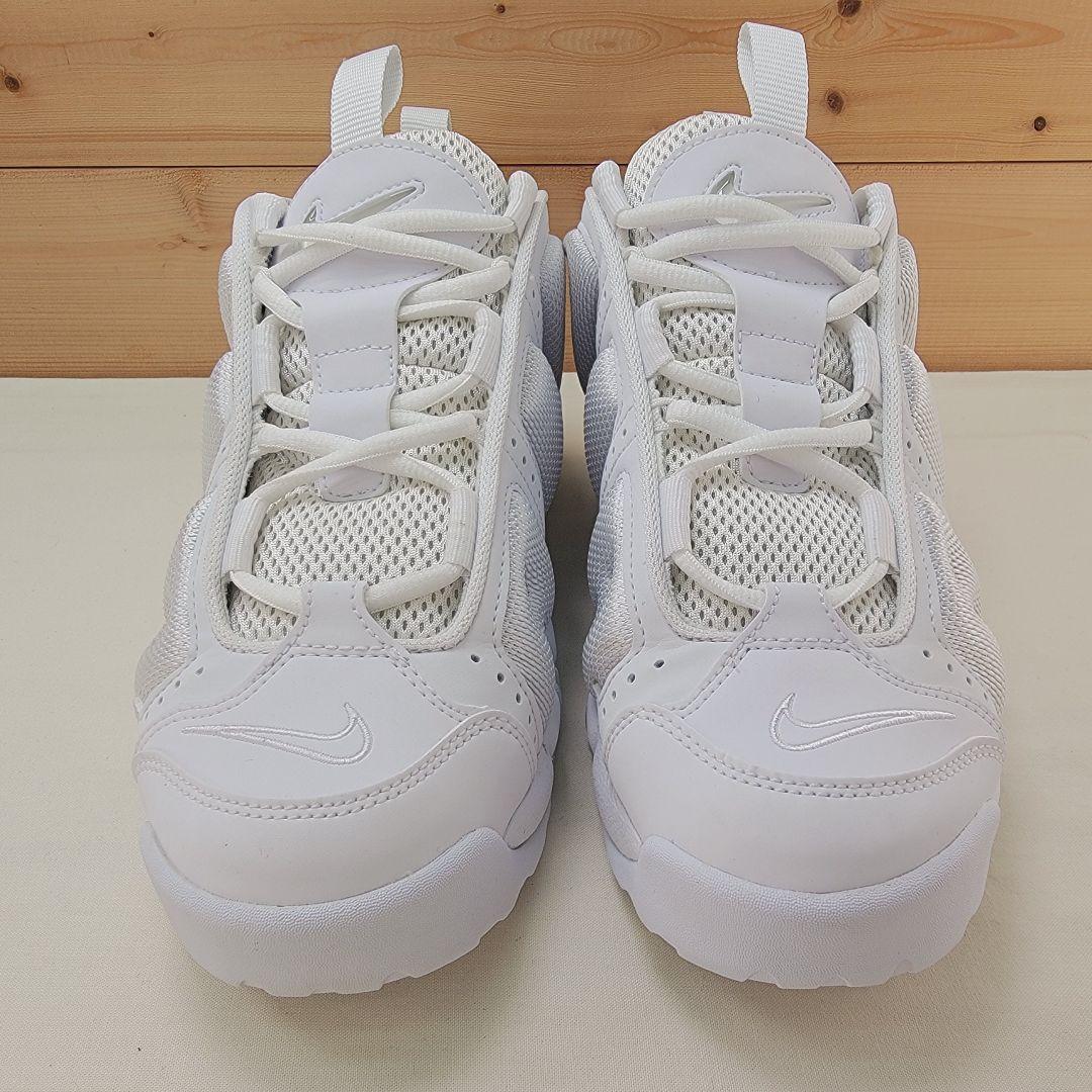 ナイキ エアモアアップテンポ ロー \"トリプルホワイト\" 25cm