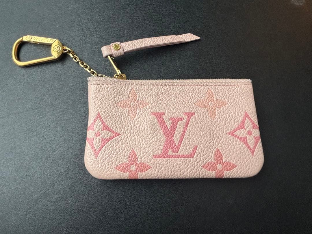Louis Vuitton ポシェット　クレ　モノグラム キーケース ピンク美品