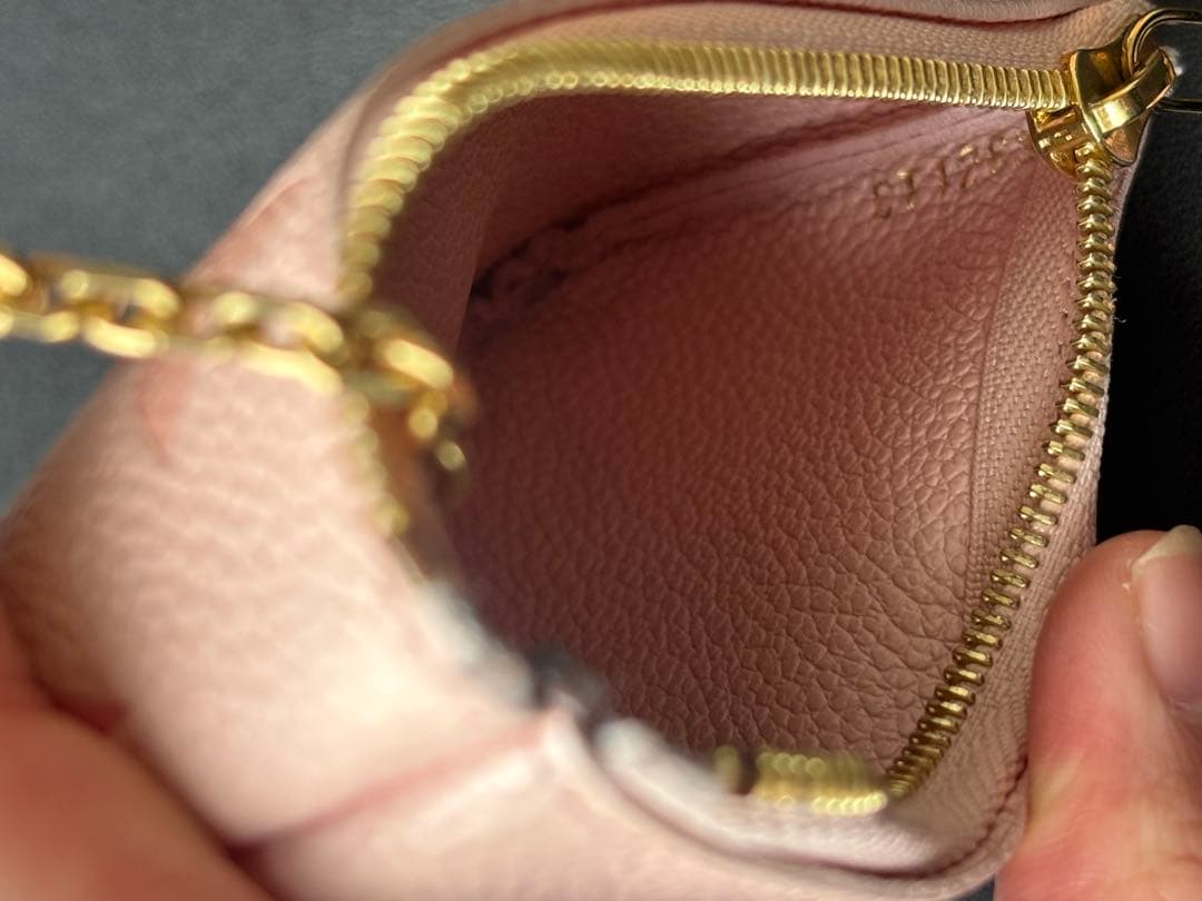 Louis Vuitton ポシェット　クレ　モノグラム キーケース ピンク美品