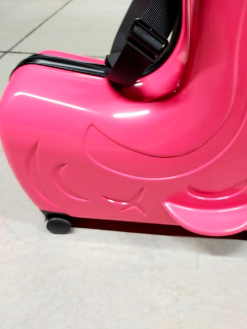 ✨NORICCO ノリッコ 子供が乗れるキャリーケース ピンク Mサイズ