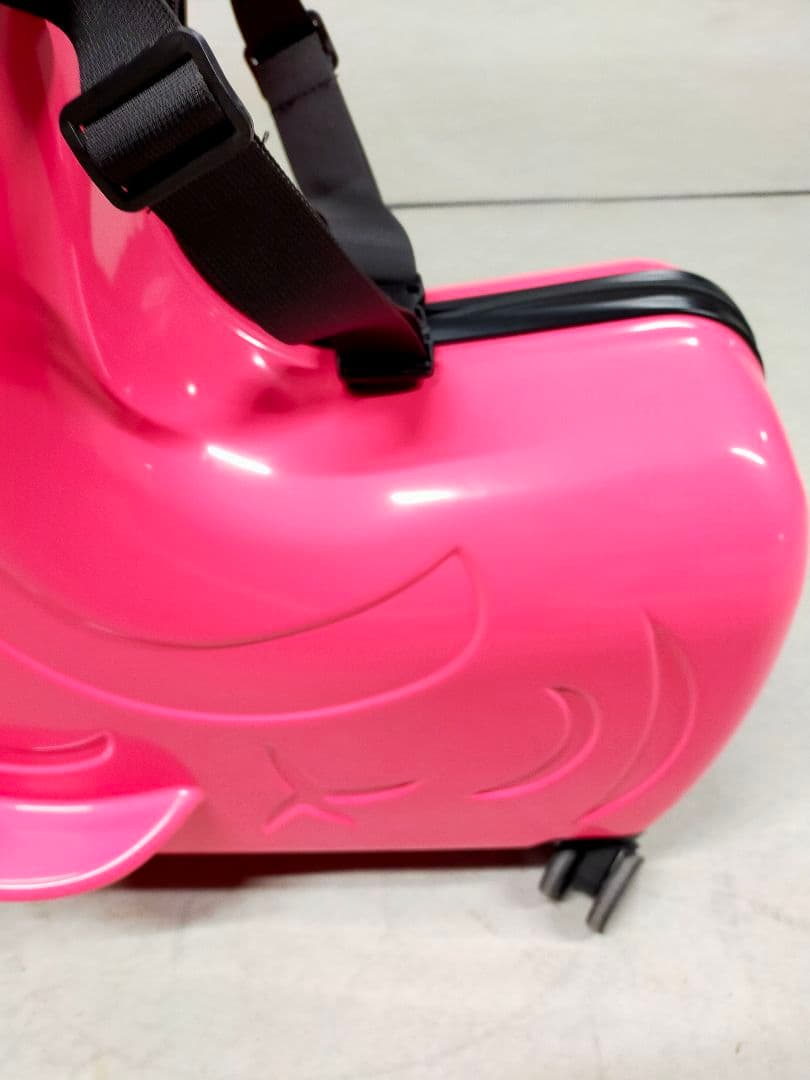 ✨NORICCO ノリッコ 子供が乗れるキャリーケース ピンク Mサイズ