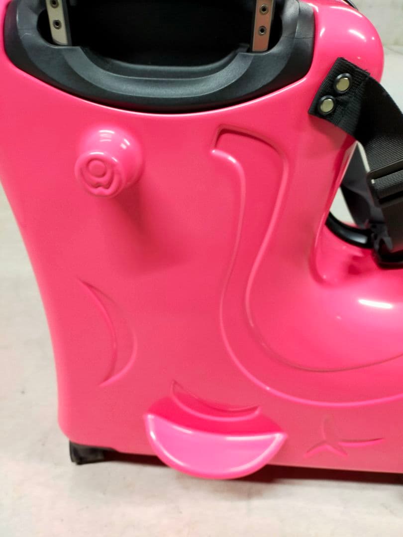 ✨NORICCO ノリッコ 子供が乗れるキャリーケース ピンク Mサイズ