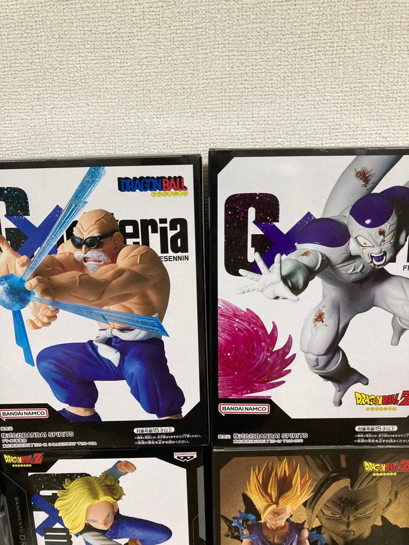 【新品・未開封】孫悟飯　バーダック　亀仙人　フリーザ　ベジータ　ザーボン　ブウ