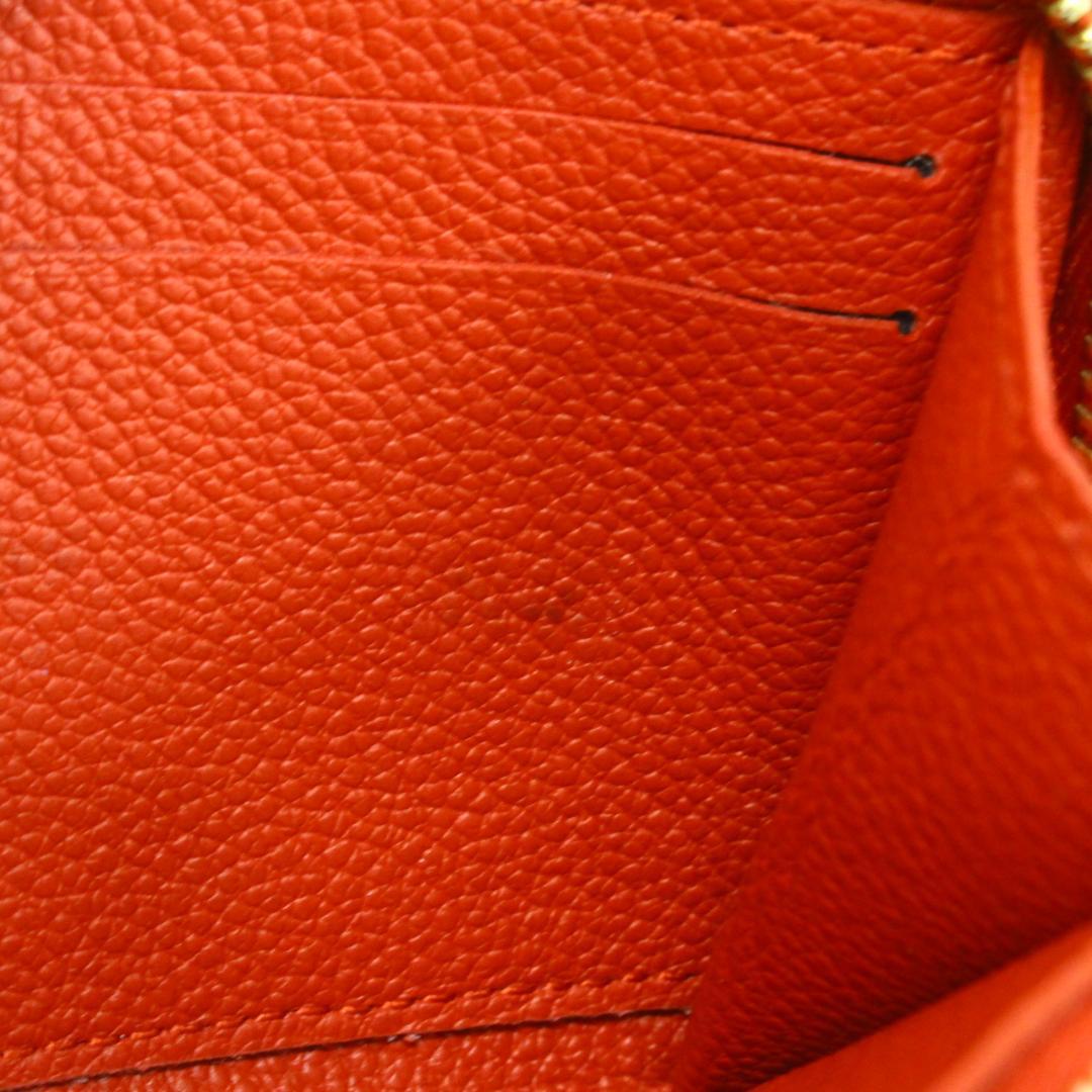 ◇ルイヴィトン ポルトフォイユ クレマンス フラワーチャーム ネイビー×レッド