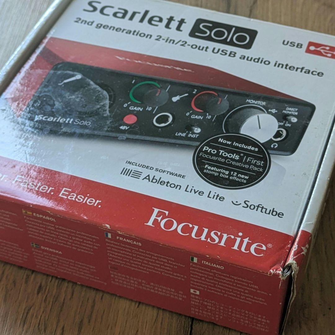 DTM・DAW Focusrite Scarlett Solo