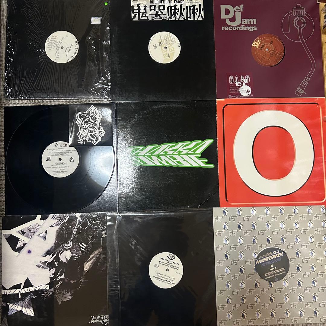 日本語ラップHIPHOPレコード 20枚セット RHYMESTER、ZEEBRA