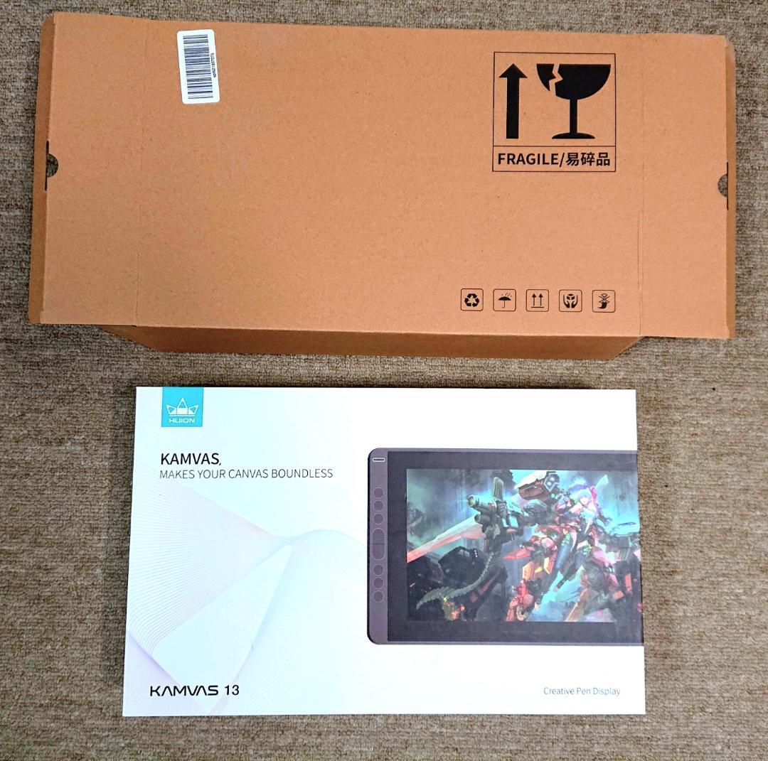 【ほぼ未使用】液タブ HUION Kamvas 13 / 13.3型 スタンド付