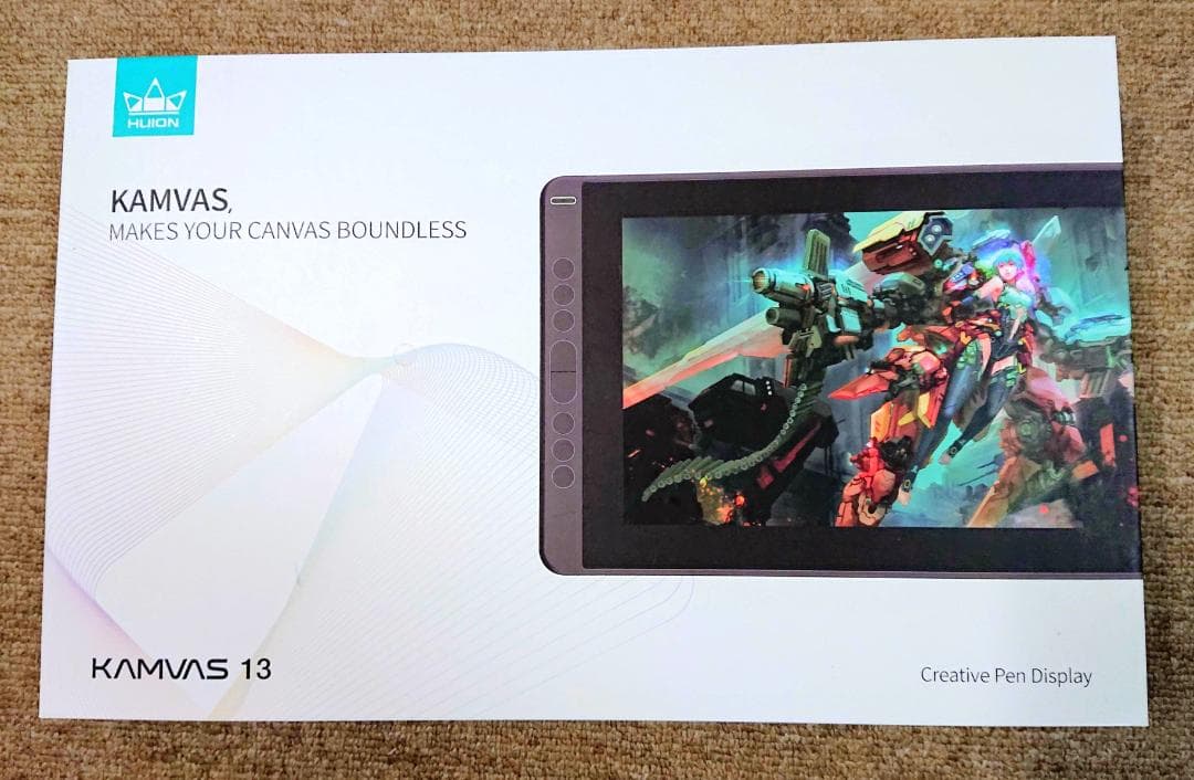 【ほぼ未使用】液タブ HUION Kamvas 13 / 13.3型 スタンド付