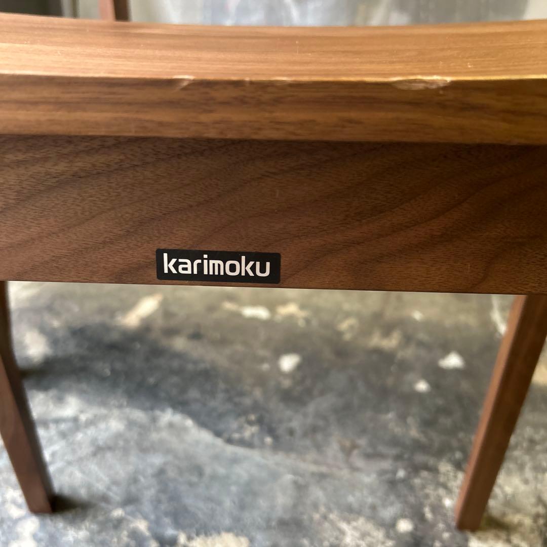 ★たのメル無料★カリモク 椅子 スツール XT0346XR ウォールナット