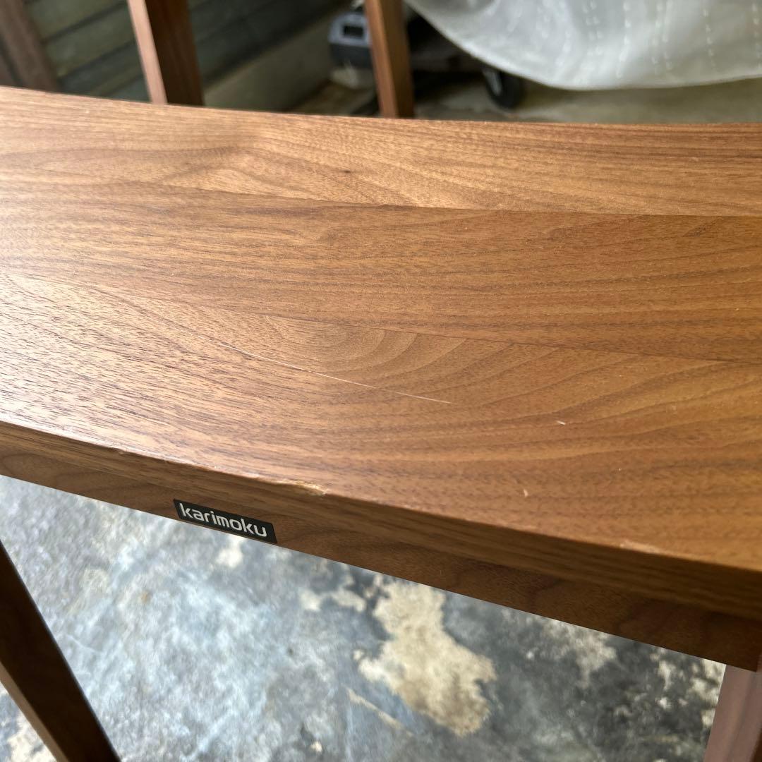 ★たのメル無料★カリモク 椅子 スツール XT0346XR ウォールナット