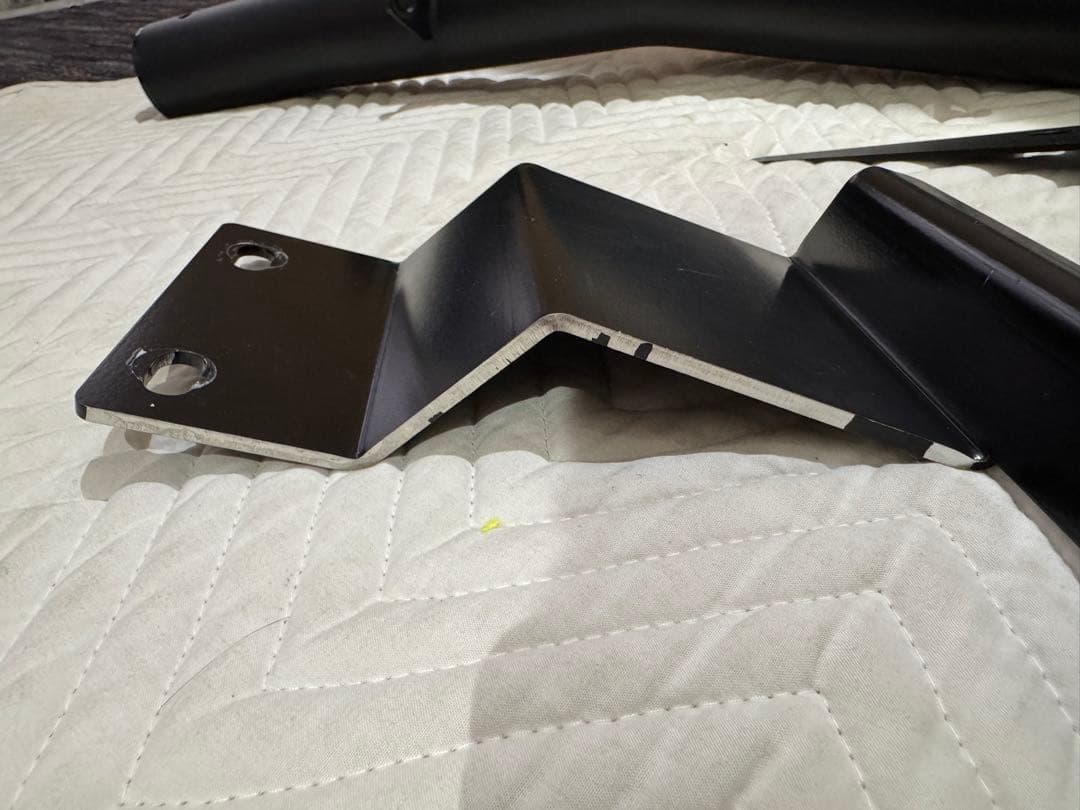 ※nihato JAOS リヤスキッドバー ブラック/ブラック