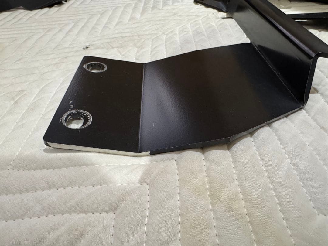 ※nihato JAOS リヤスキッドバー ブラック/ブラック