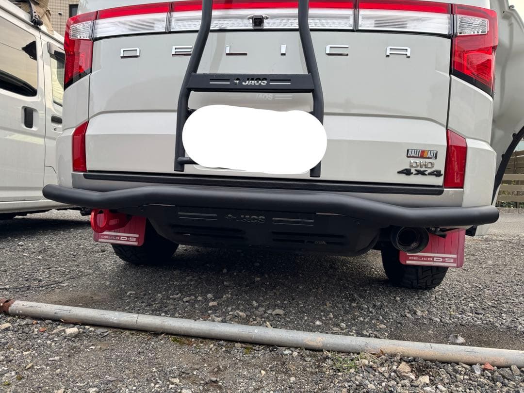 ※nihato JAOS リヤスキッドバー ブラック/ブラック