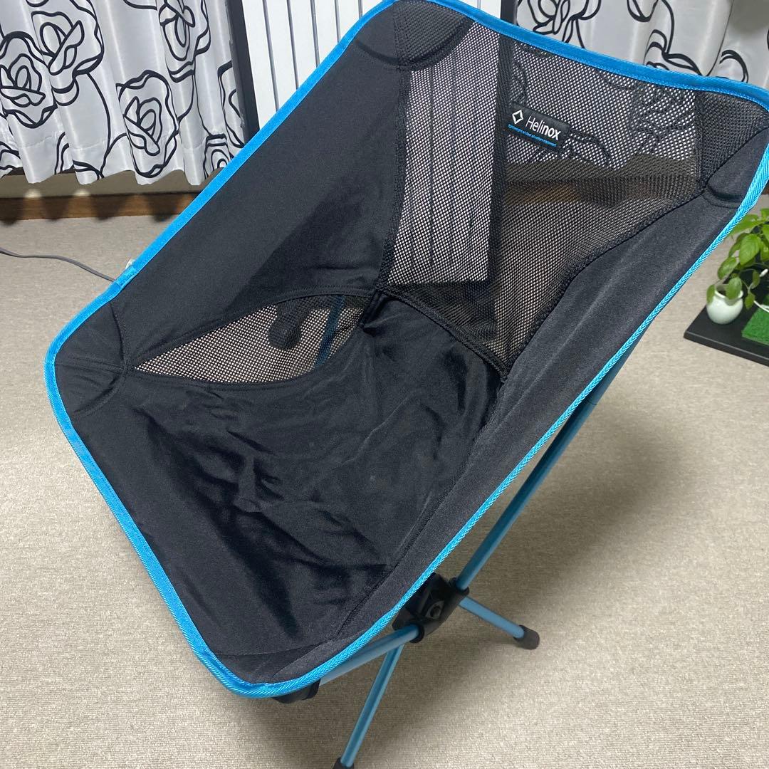 Helinox アウトドアチェア 黒・青