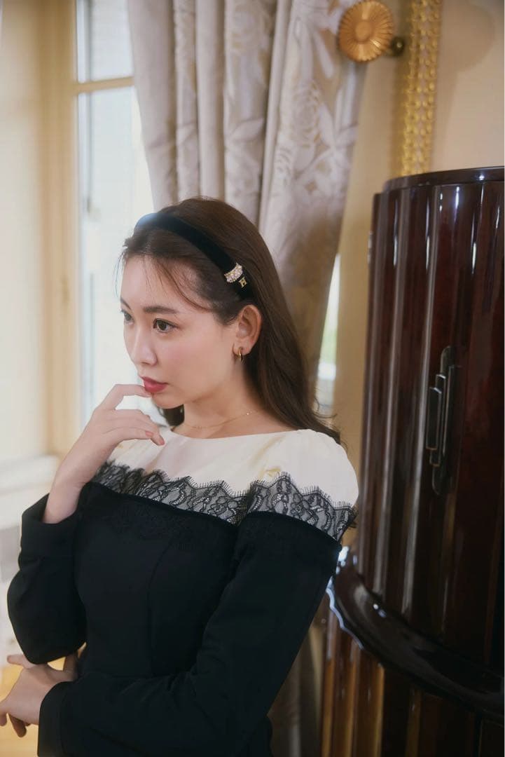 Her lip to♡Crystal Charm Headband♡新品未使用