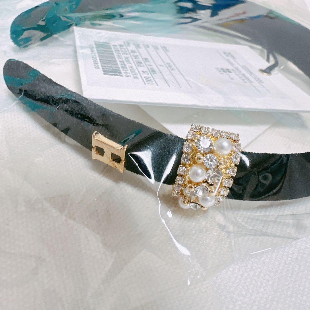 Her lip to♡Crystal Charm Headband♡新品未使用