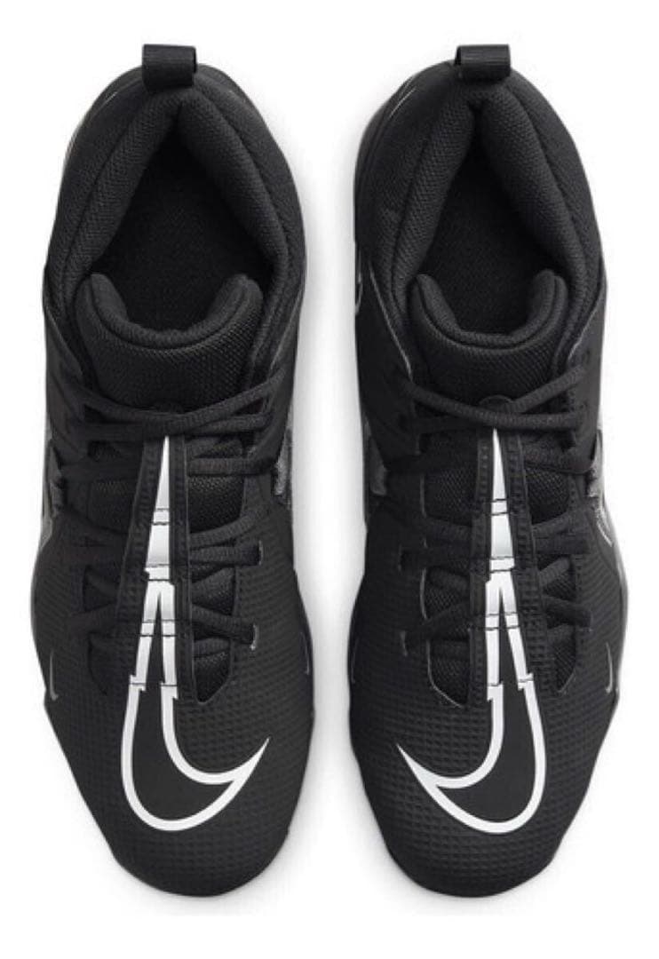 ナイキ 28 アルファメナス シャーク アメフト スパイク シューズ 靴 黒 .