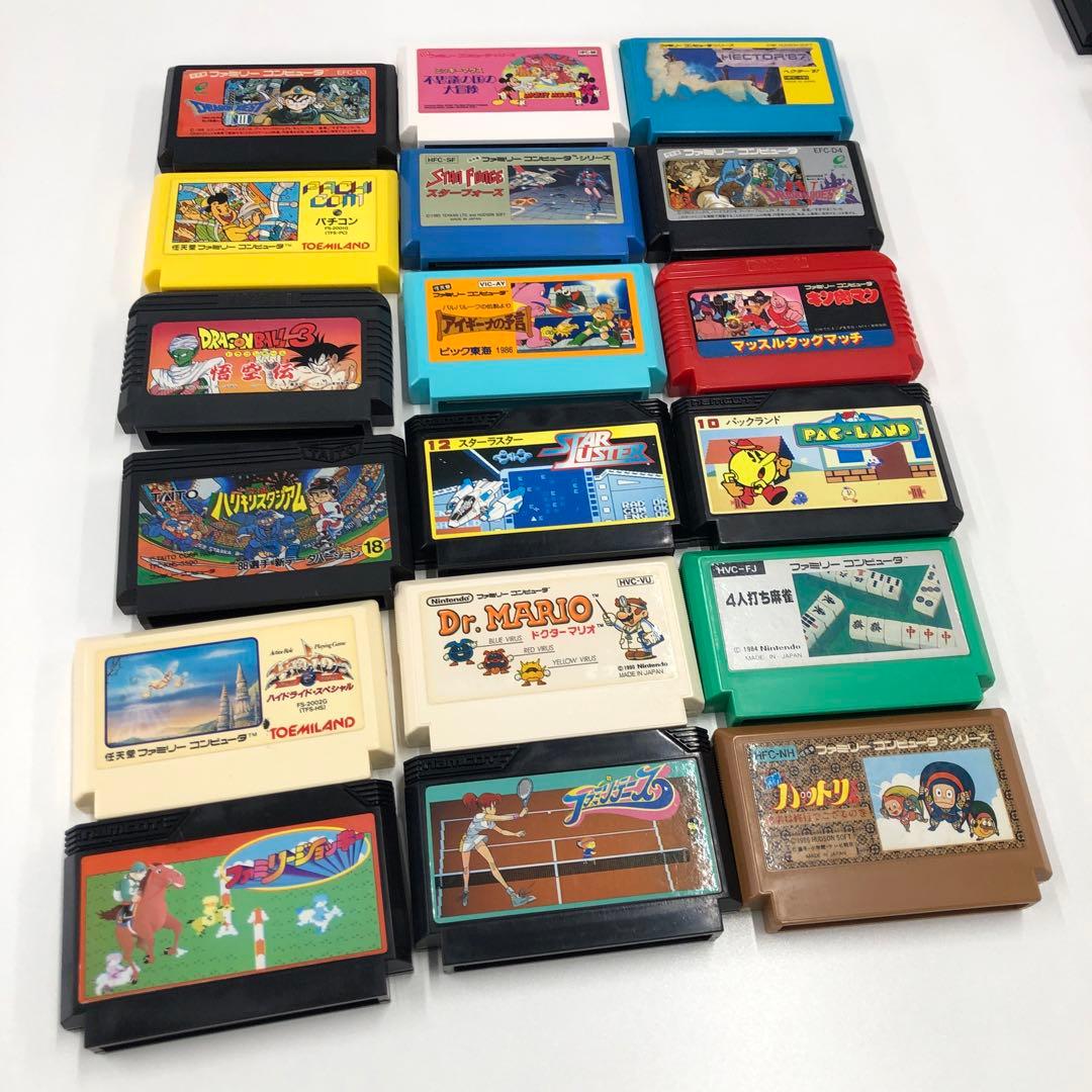 No.1563　FC　ファミリーコンピューターソフト３６本まとめ売り