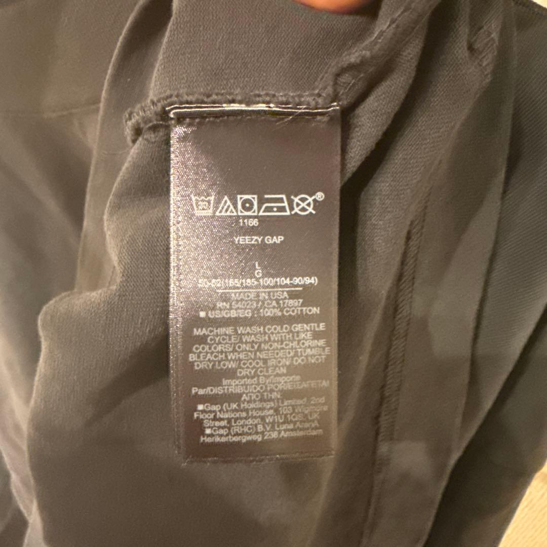 トップス BLACK long sleeve Dove Tee Yeezy gap L