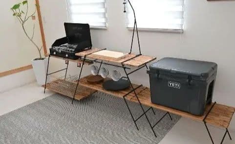 吉田メタル製　アイアンシェルフ　アイアンラック　360幅　アーチ型