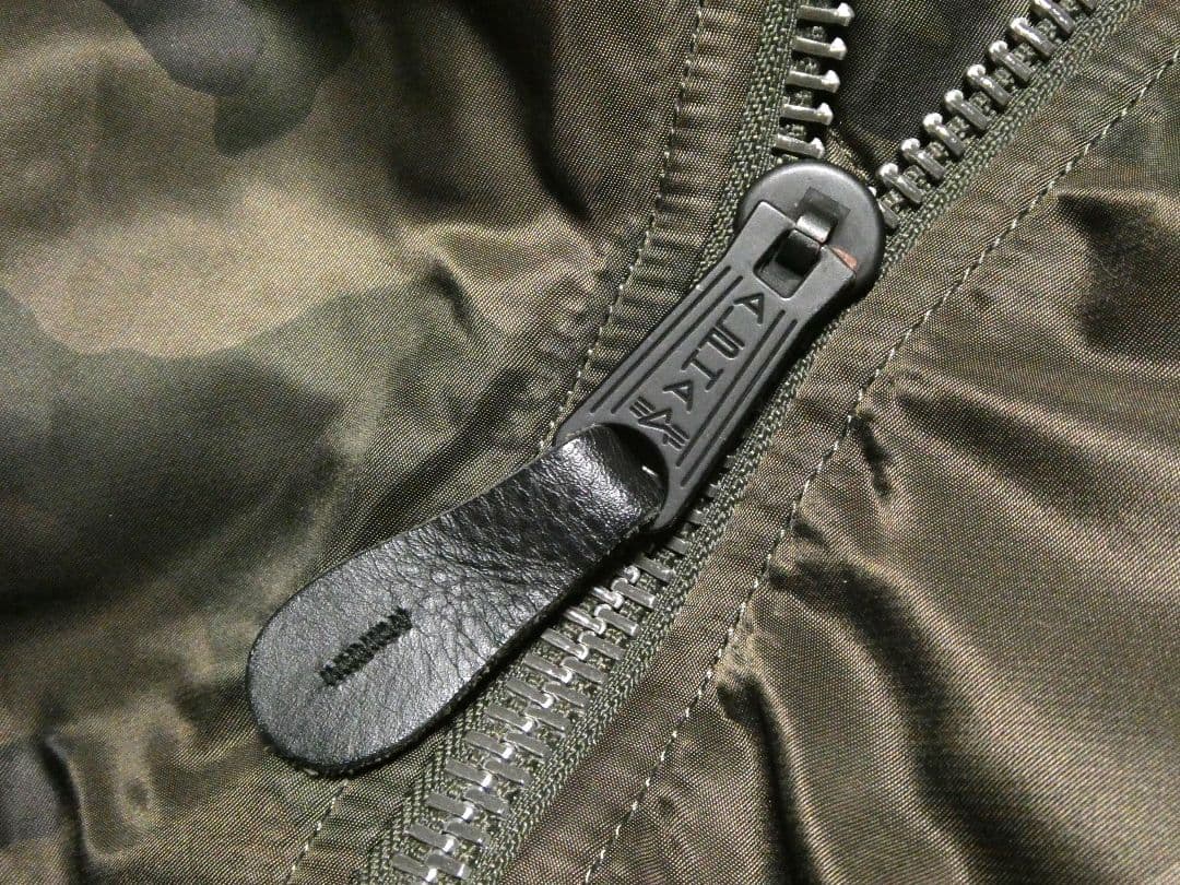 迷彩カモフラ！ビッグサイズL！アルファMA-1フライトジャケット