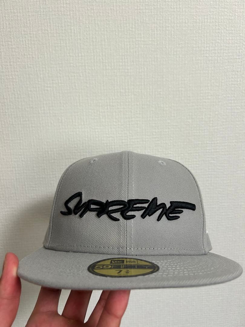 Supreme グレー キャップ 7 3/8