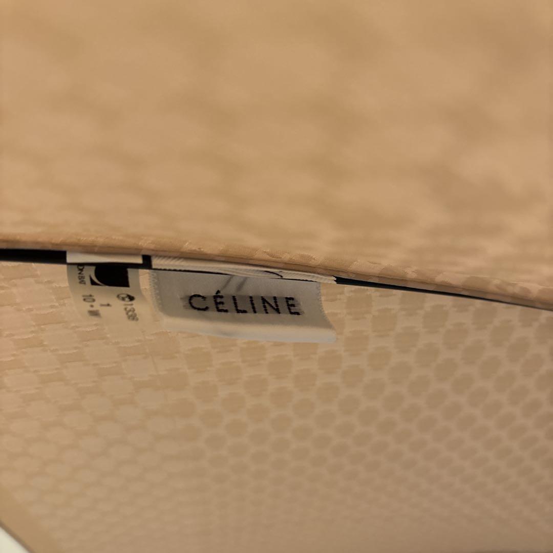 CELINE セリーヌ マカダム トリオンフ 総柄 ゴールド 長傘 レディース