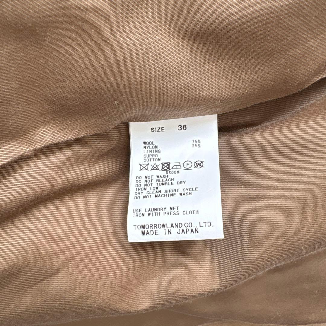 TOMORRWLANDウールコート サイズ36