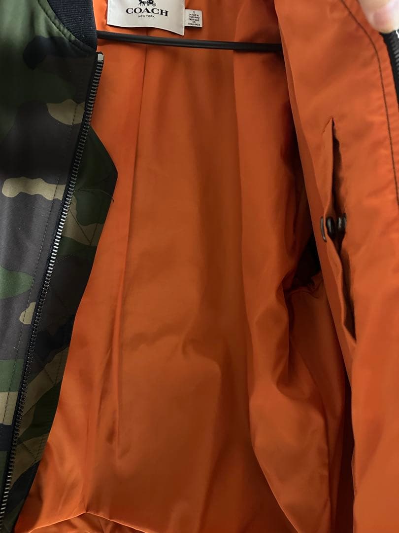 COACH MA-1 ボンバージャケット F56282 フライト カモフラ S