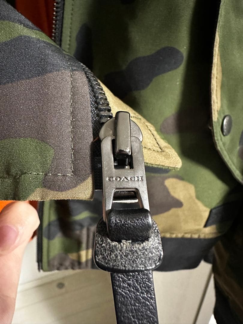 COACH MA-1 ボンバージャケット F56282 フライト カモフラ S