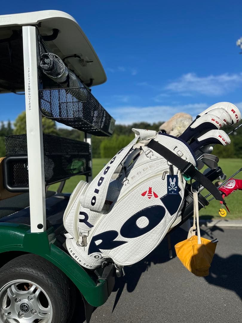 限定 RODDIO キャディバッグ ヘッドカバー５個セット付き