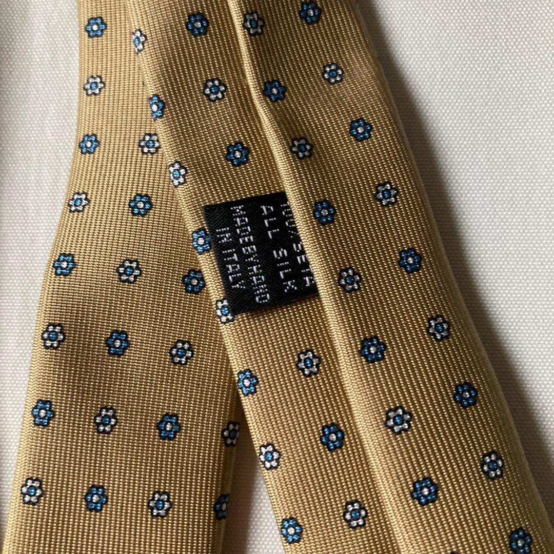 マリネッラ ネクタイ セッテピエゲ 小紋柄