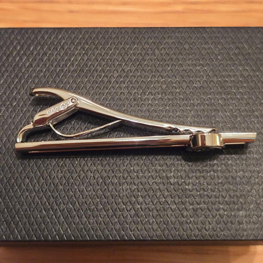 dunhill ネクタイピン シルバー/ブルー